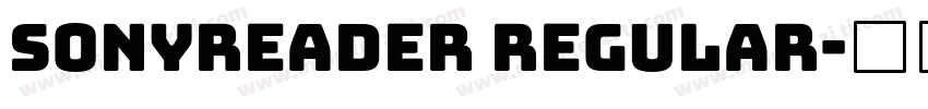 sonyreader regular字体转换
